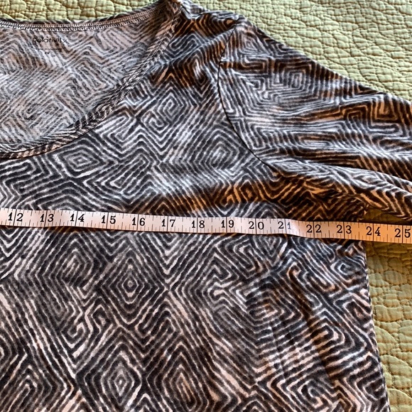 Relativity Scoop Neck 3/4 Sleeve T-Shirt * 2X - Picture 7 of 14
